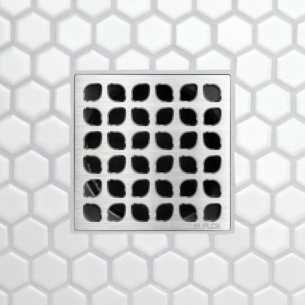 MODERN RETRO BRUSHED CHROME GRATE MR-BC