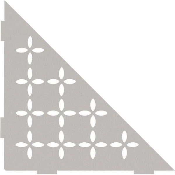 Floral-Greige Shelf-E