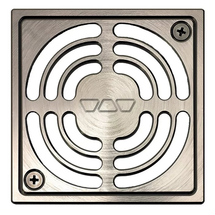 Brushed Nickel Grate (Contour)