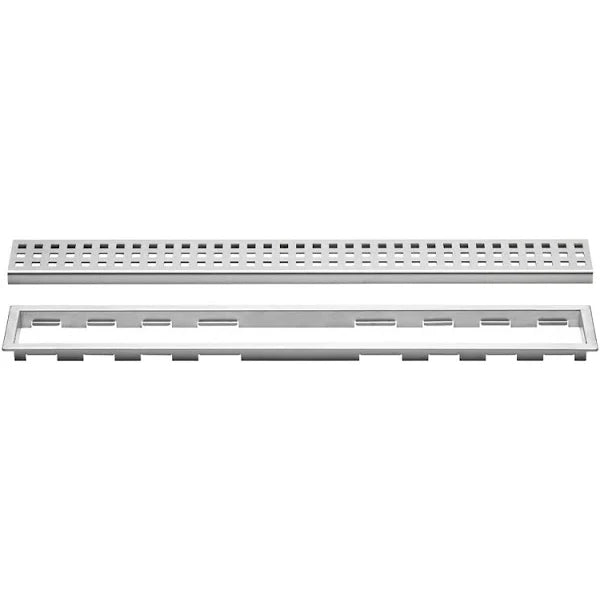 Brushed Stainless Steel Squar...