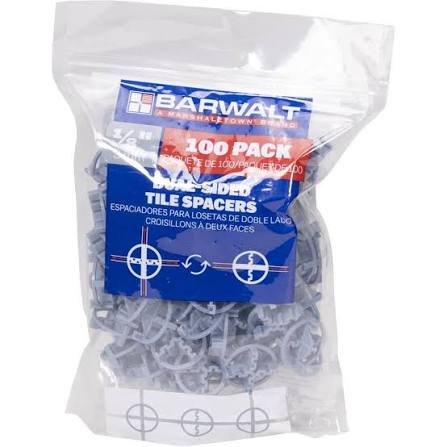 Barwalt 1/8" Dual - Sided Tile Spacers 100 pk.