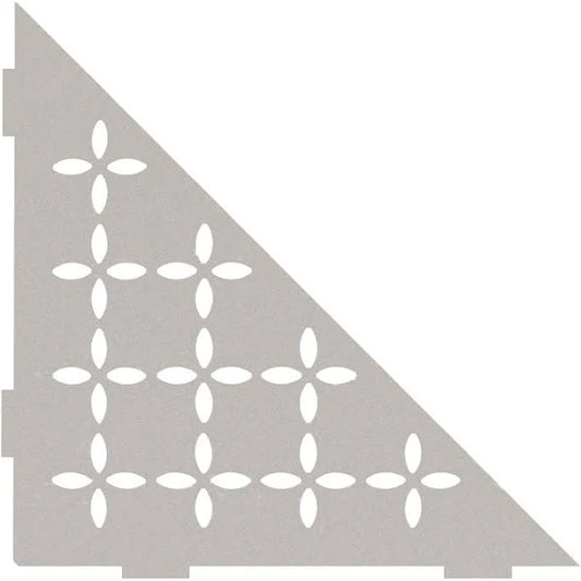 Floral-Greige Shelf-E