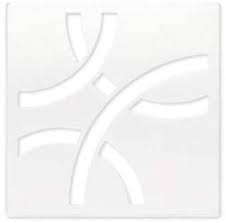 Matte White Grate (Curve)