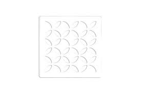 Matte White Grate (Floral)