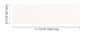 SHELF-N WHITE SQUARE SNS1 D3 MBW