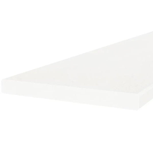 84"x6" White Cotton Polished ...