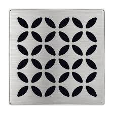 Brushed Nickel Grate (Floral)