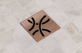 Brushed Rose Gold Grate-Curve