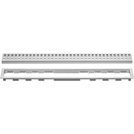 Brushed Stainless Steel Squar...