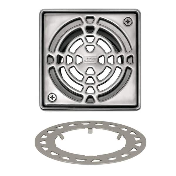 6" STAINLESS STEEL SQUARE GRATE CLASSIC KD6 GRK E